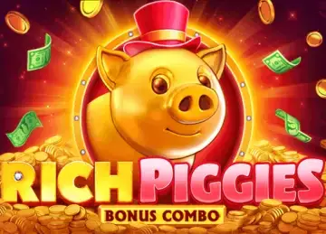 Империя богатых поросят Вулкан 24: Обзор слота Rich Piggies: Bonus Combo
