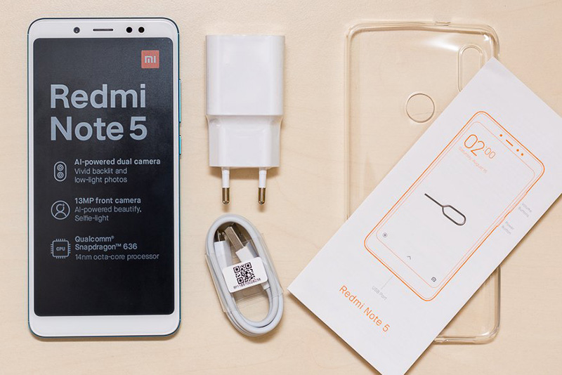 Комплектация смартфона Xiaomi Redmi Note 5
